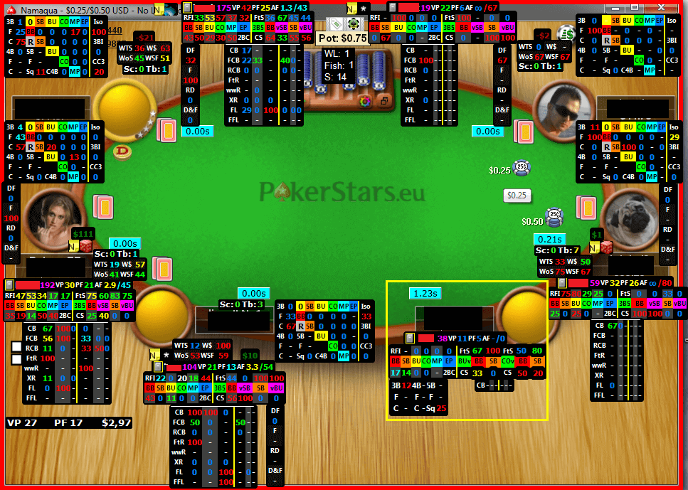 Texas Hold'em - HUD Poker-Setup